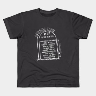 Rest in Piss-Gender Neutral Restroom Kids T-Shirt